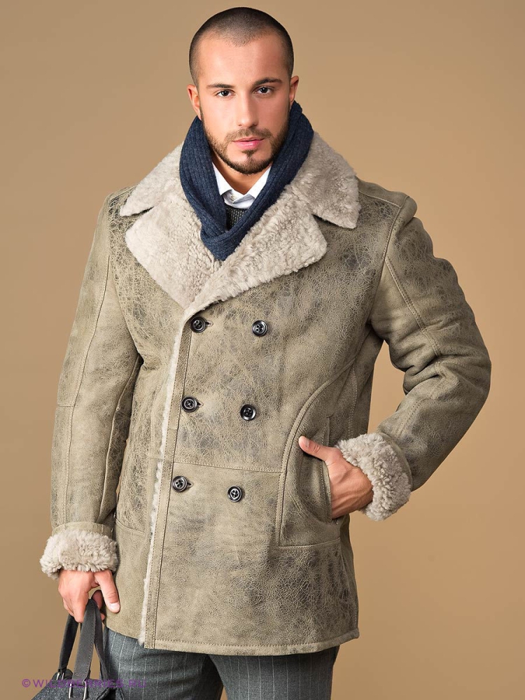 Мужская дубленка Ральф Лорен