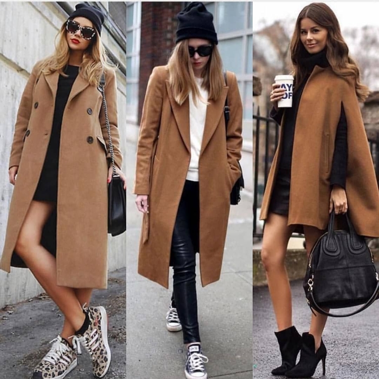 Берцы с пальто женское