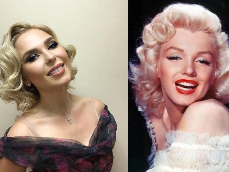 Пелагея в образе Мэрилин Монро