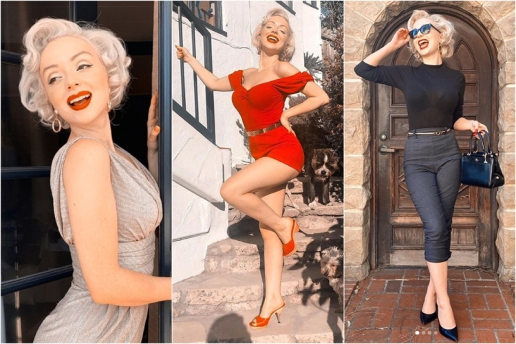 Жасмин Чизуэлл двойник Мэрилин Монро