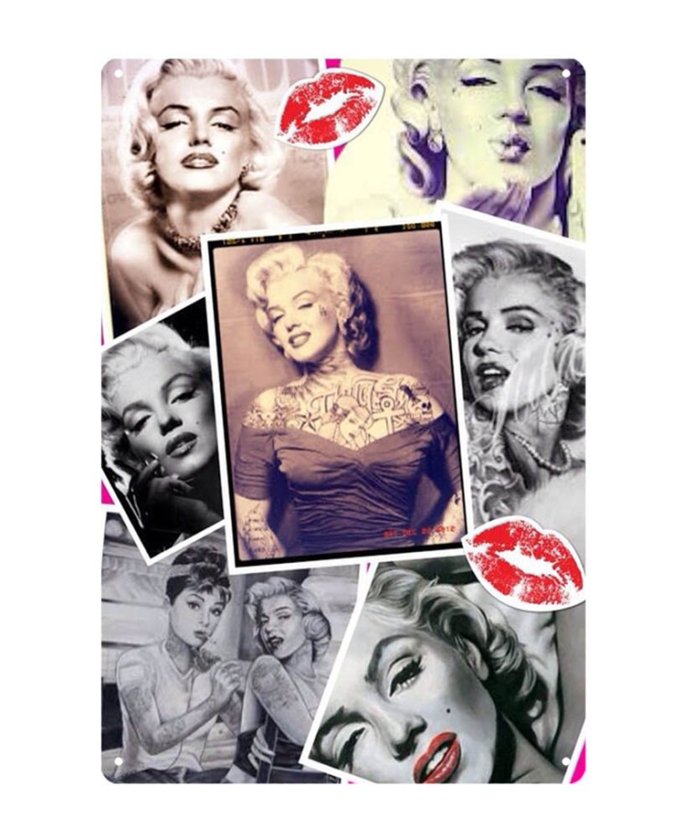 Декупажная карта Мэрилин Монро