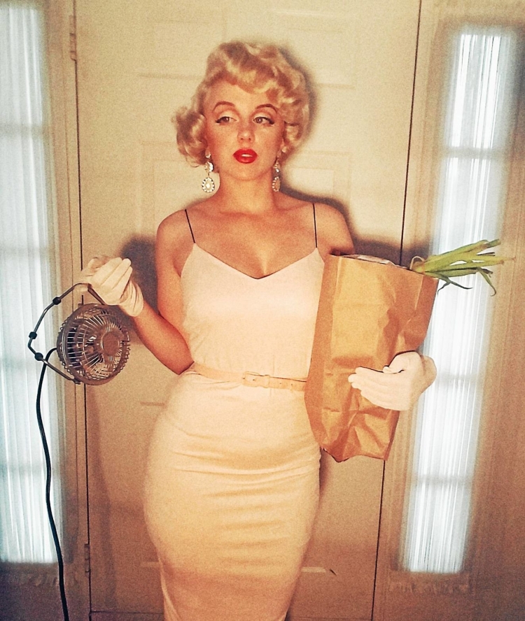 Мерлин Монро без макияжа