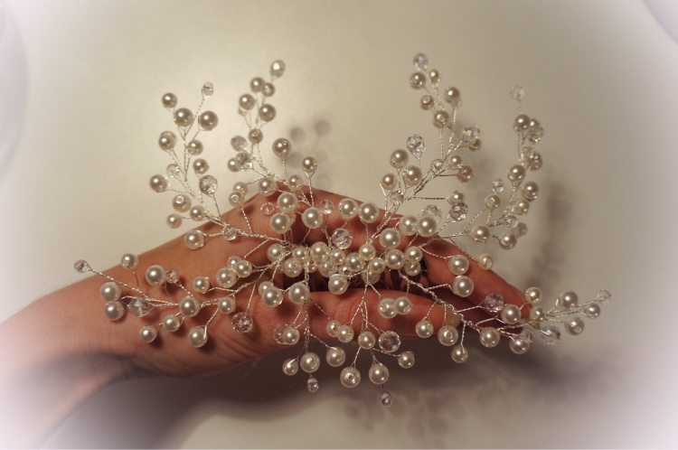 Украшение бисером для волос