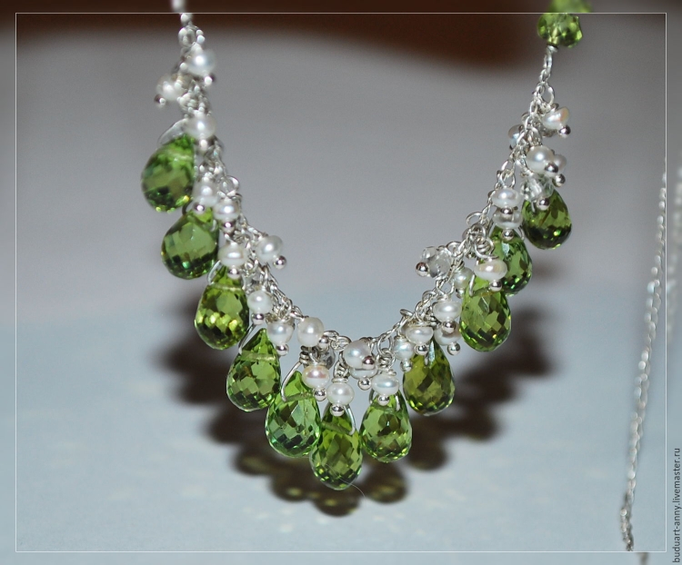 Диамант колье Ландыш