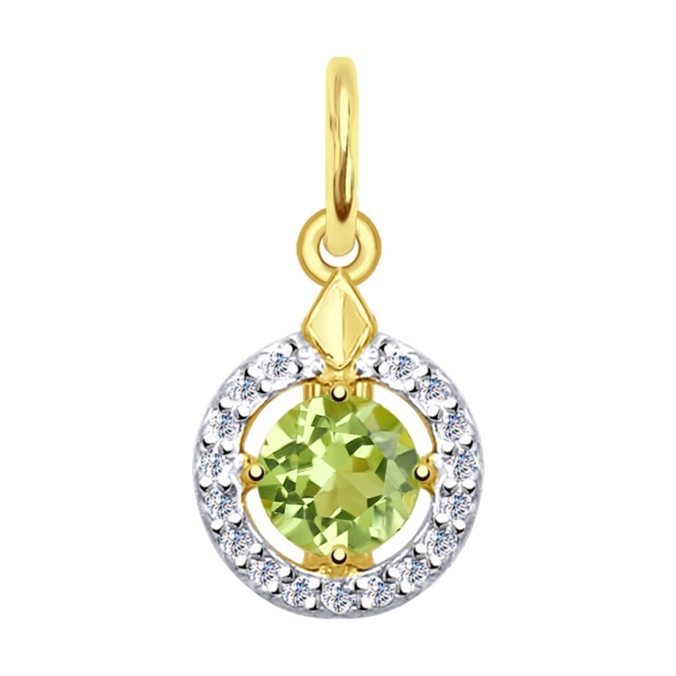 Соколов подвеска с хризолитом