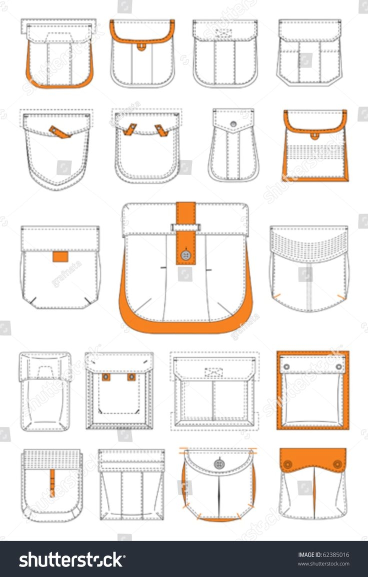 Круглые карманы