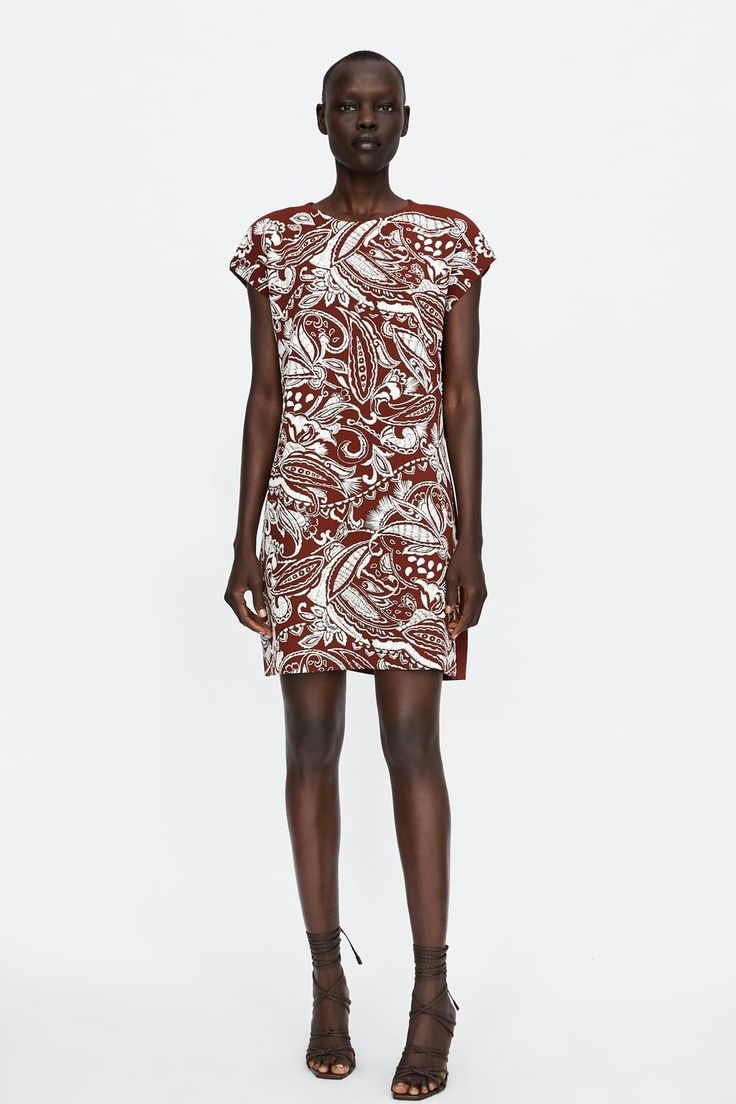 Бархатное платье Zara