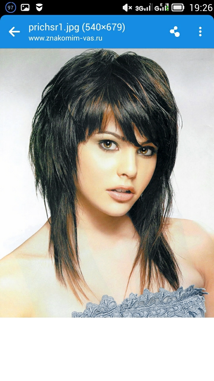 Стрижка рваная рапсодия