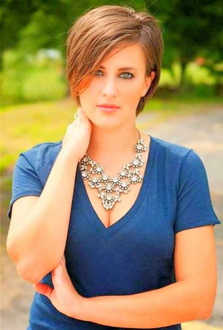 Прическа для полных женщин с короткой шеей