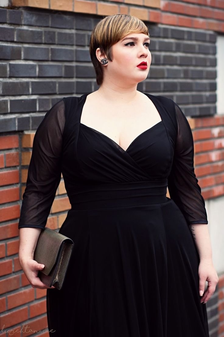 Короткие женские стрижки для полных девушек