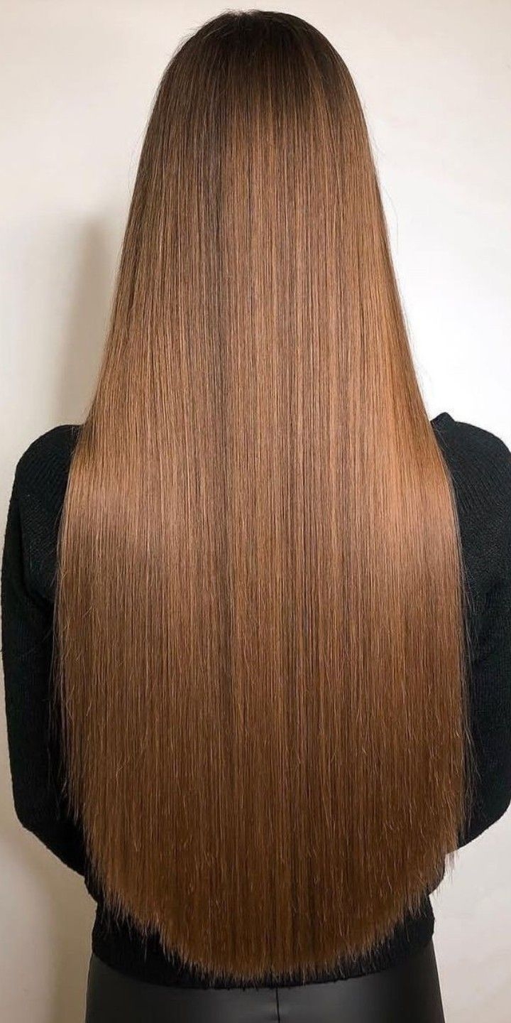 Стрижка полукругом на длинные