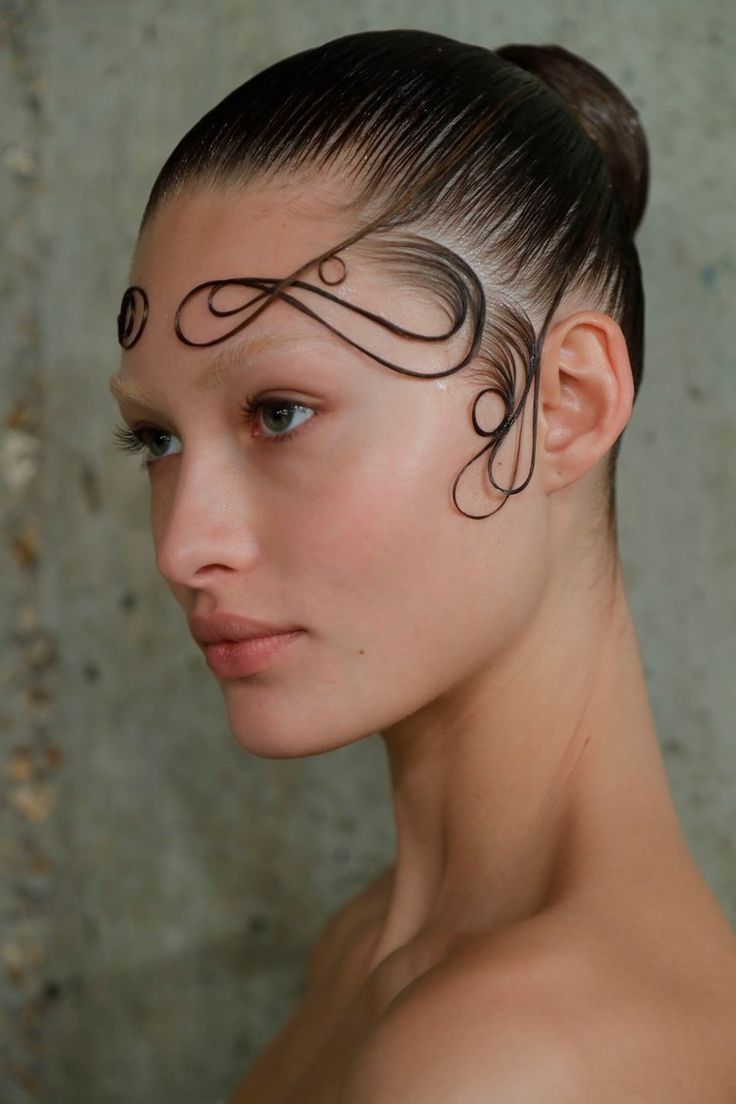 Завиток в прическе