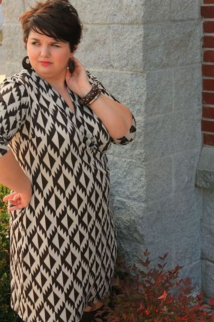 Короткие стрижки для полных женщин