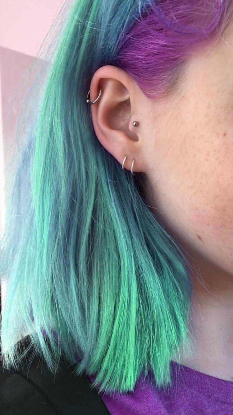 Синяя тоника для волос