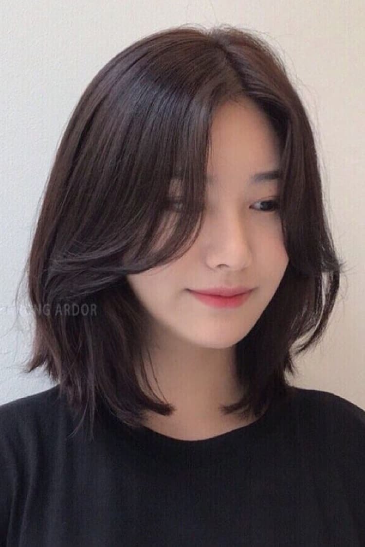 Корейская стрижка женская каскад