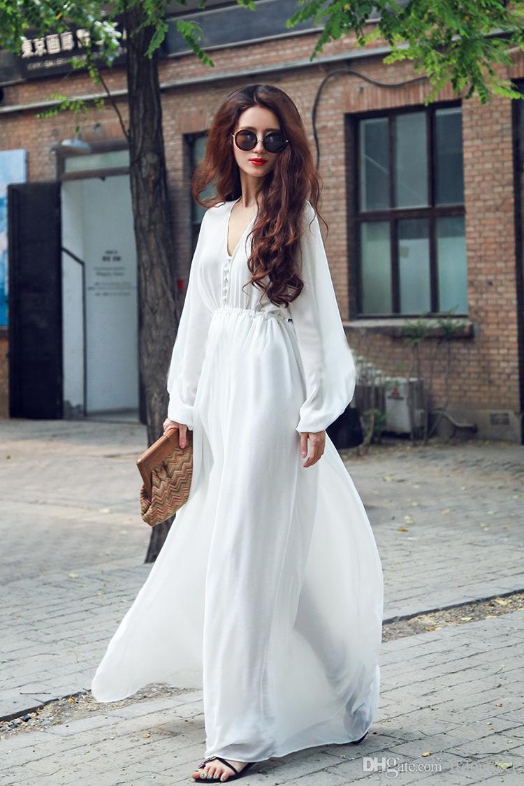 Платье из шифона