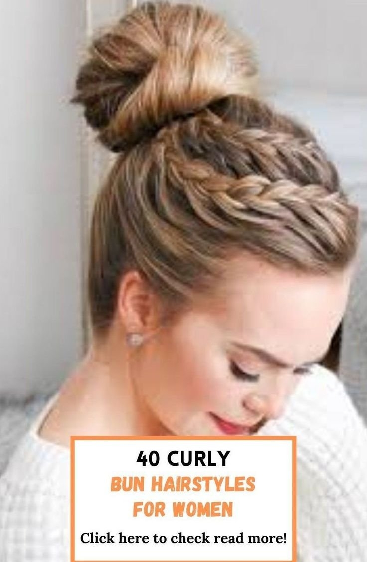 Красивые пучки с косичками