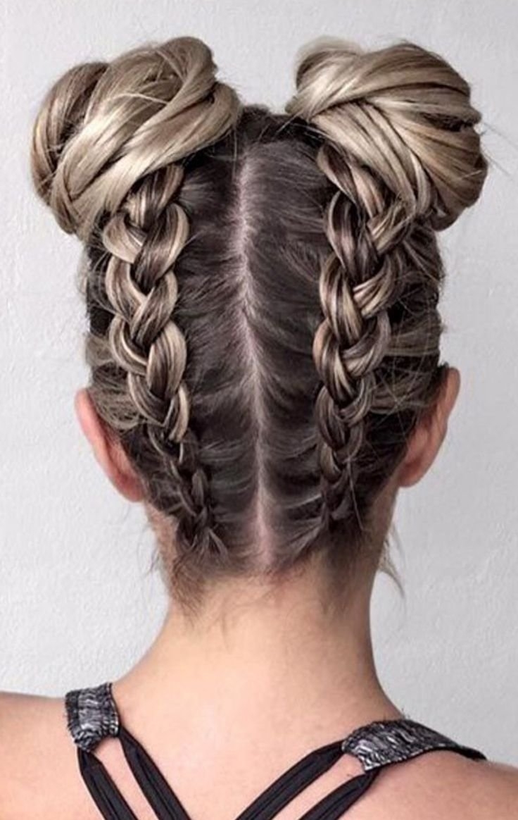 Три колоска прическа