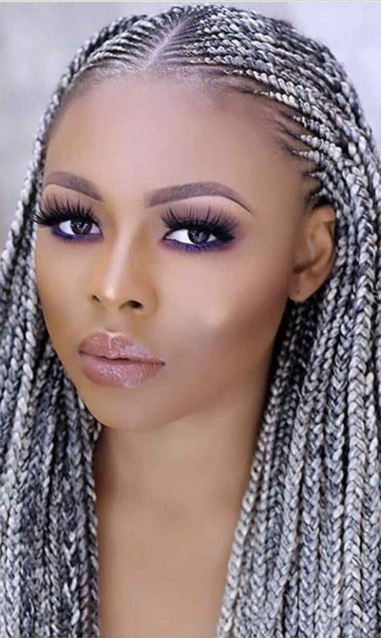 Афрокосички серые