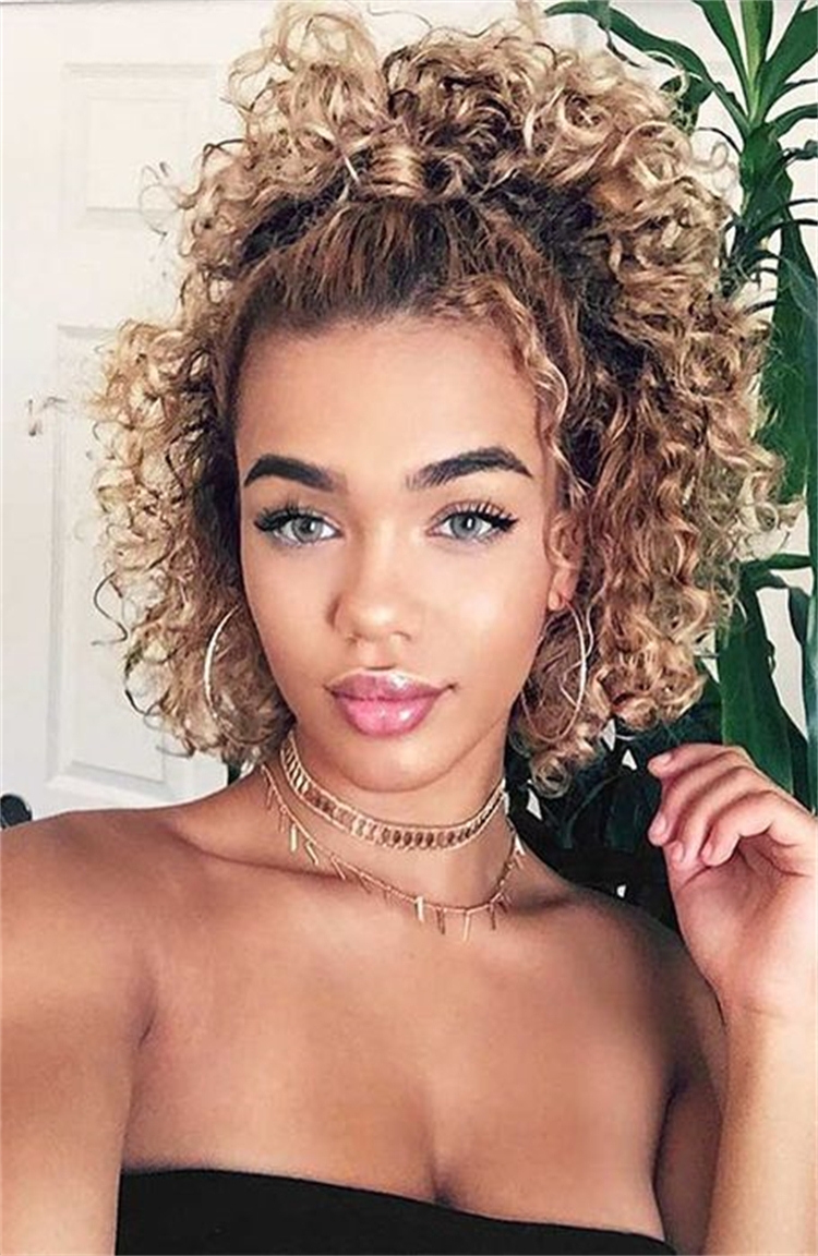 Кэт Грэхэм афрокудряшки