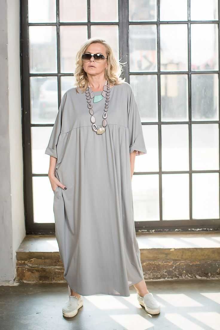 Платье бохо для полных женщин за 50 мода