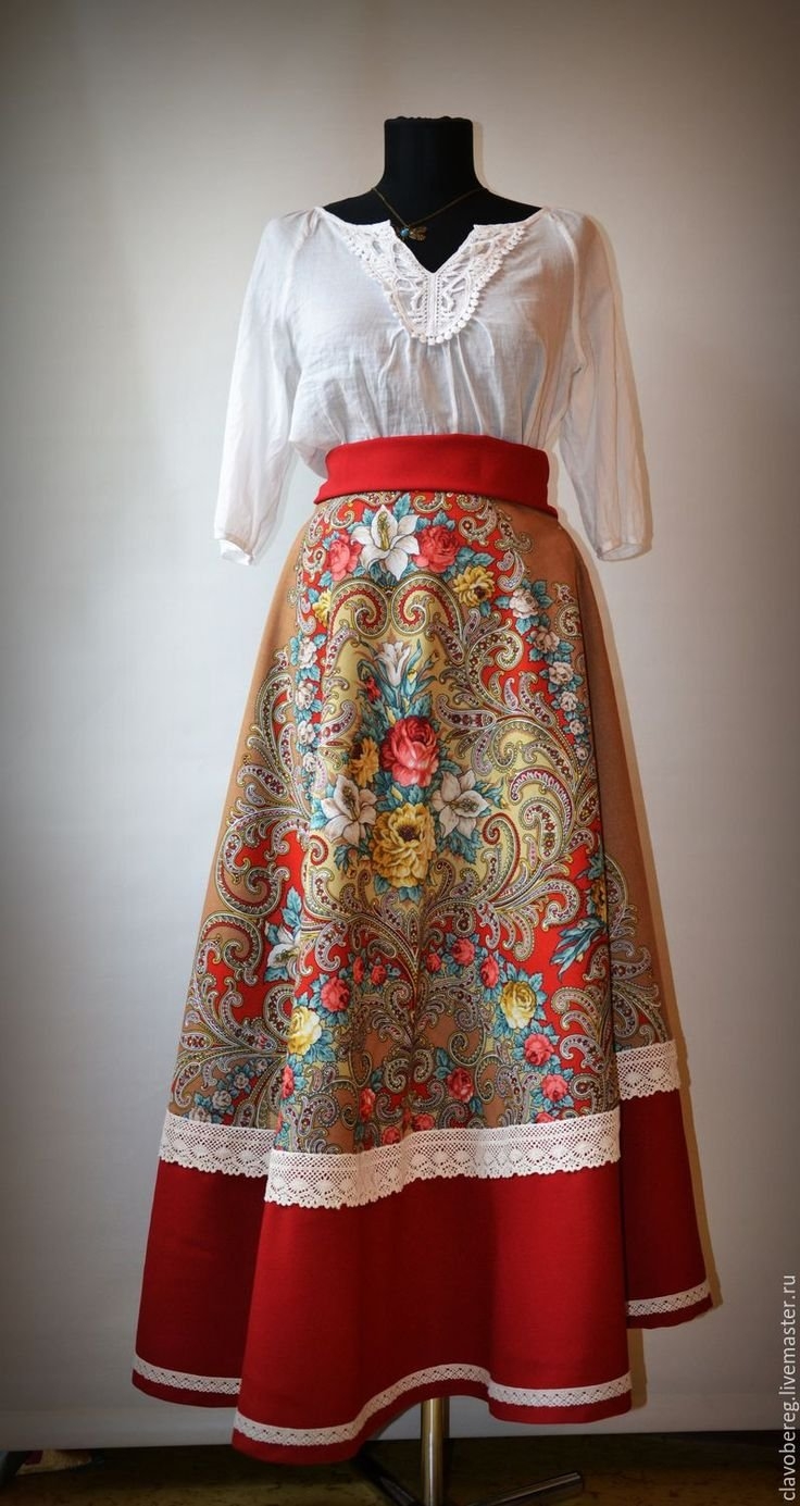 Платок Терем расписной Павлово Посадский