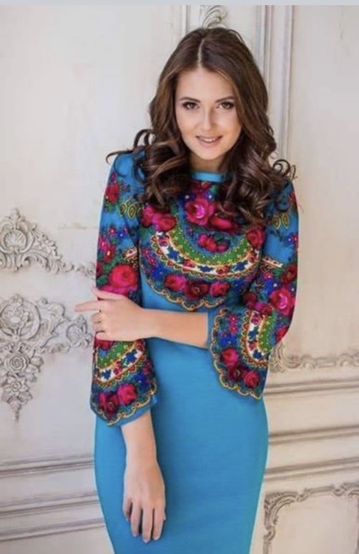 Платье из платков