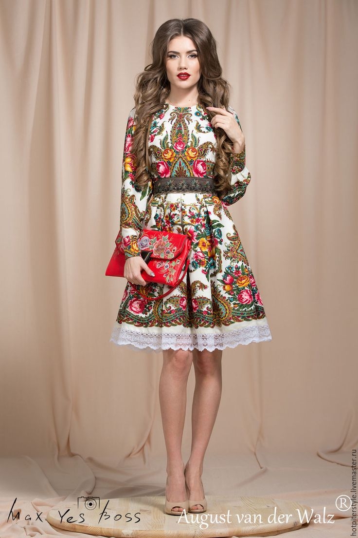 Платье из платков