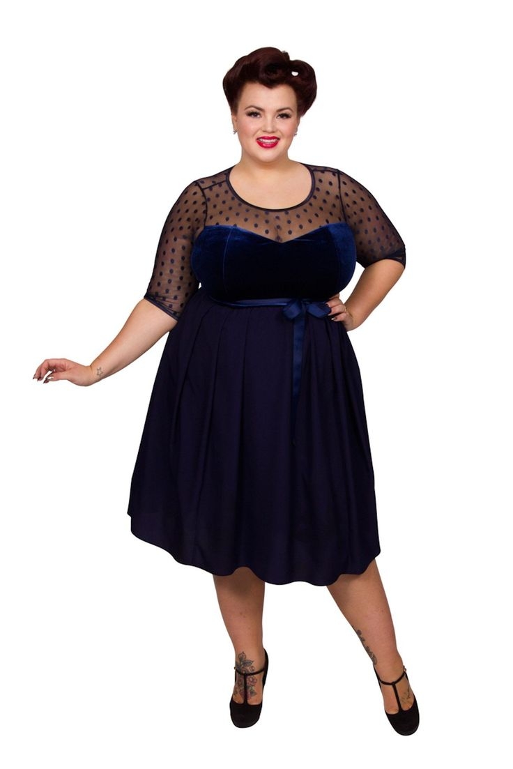 Платья для полных девушек