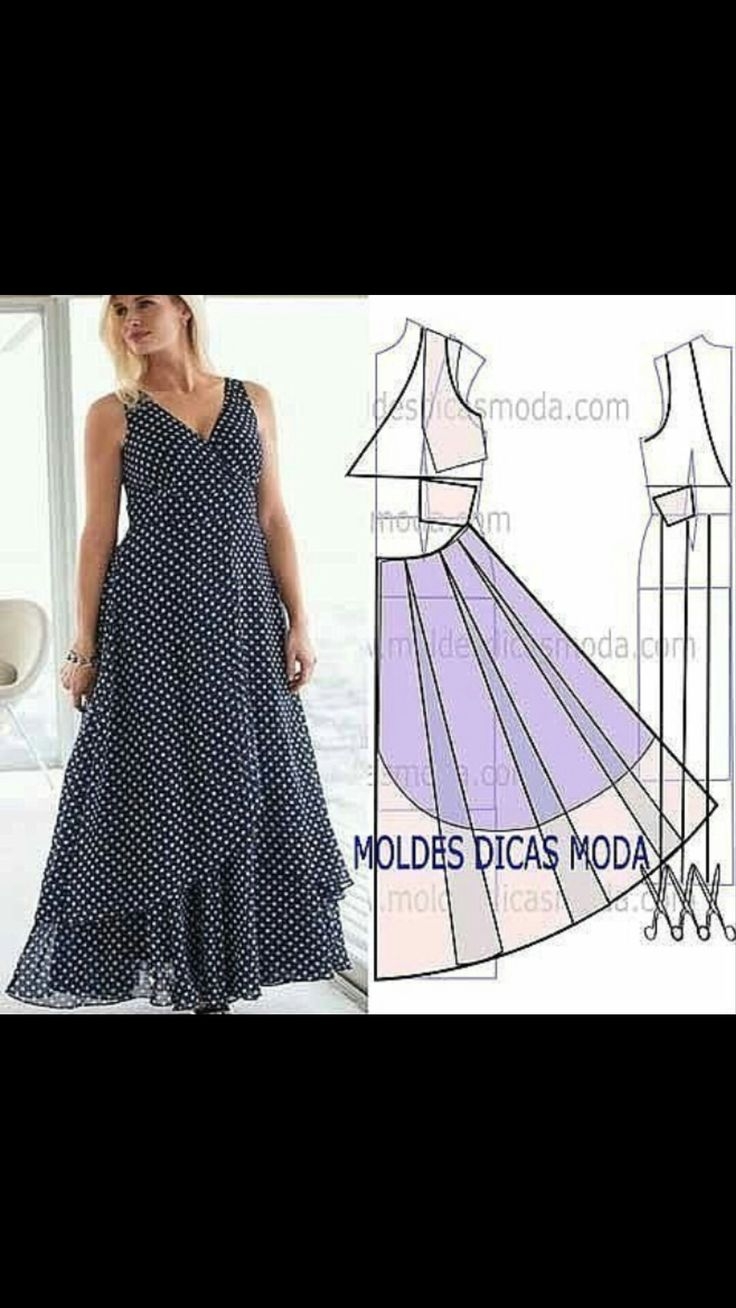 Выкраиваем сарафан по косой