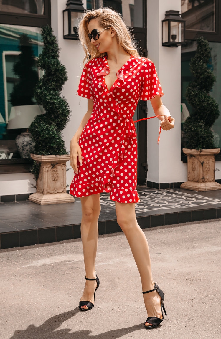 Черное платье халат