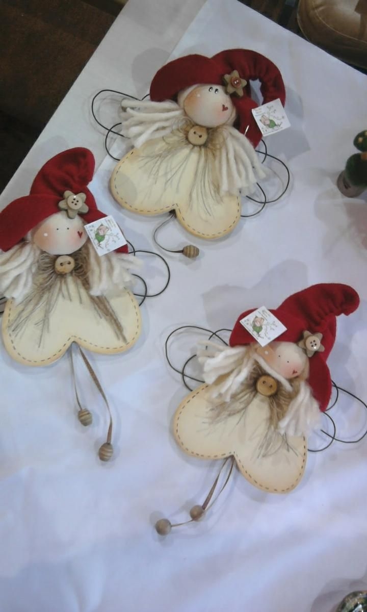 Ангелочки из ткани