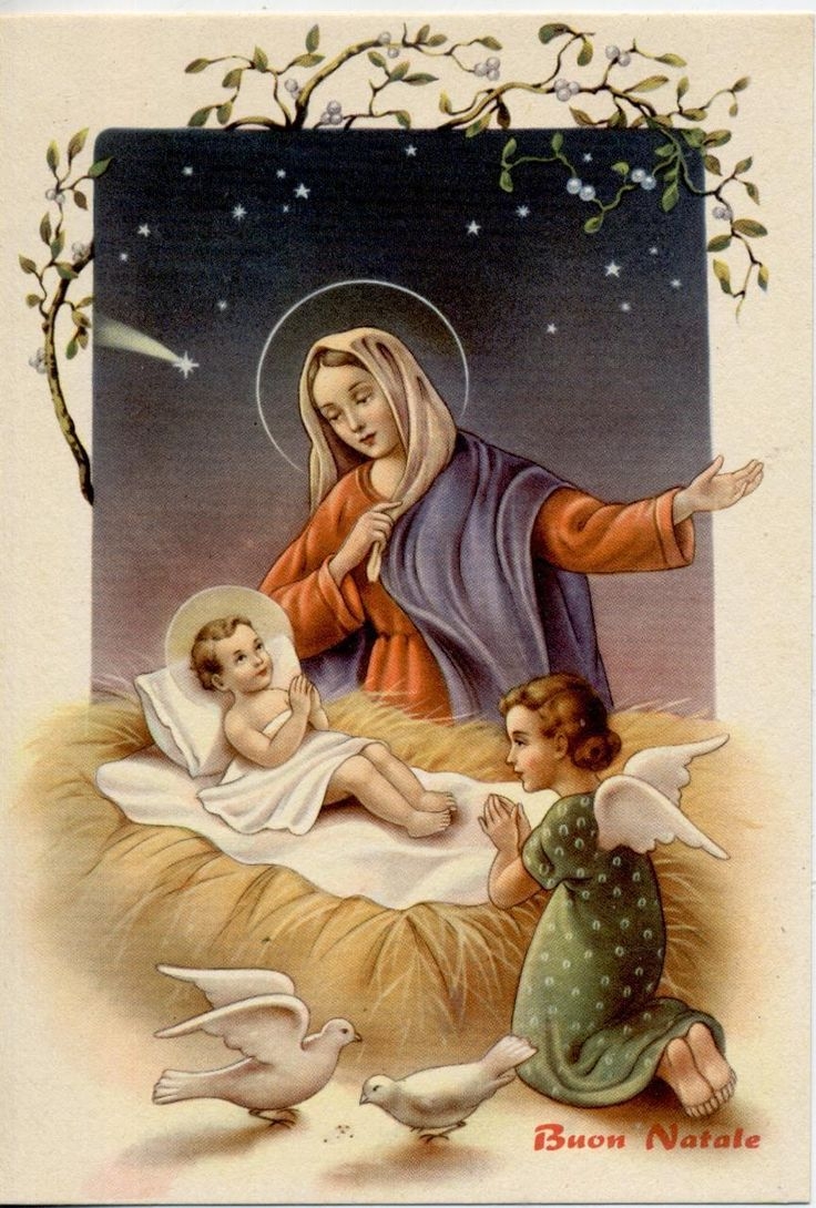 Итальянские Рождественские открытки