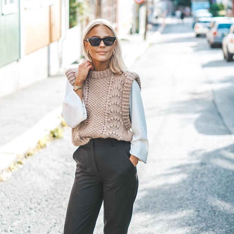 Образы с джинсовой жилеткой