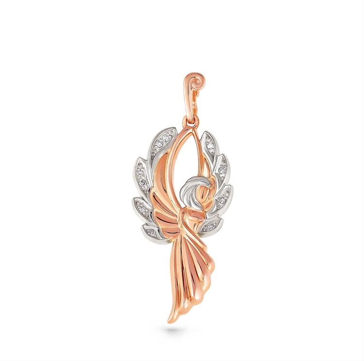 Подвеска Феникс золото