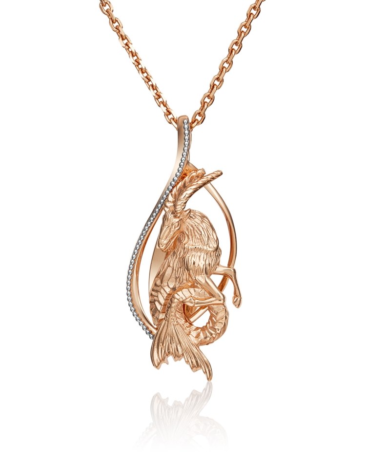 Подвеска рыбка из золота Platina