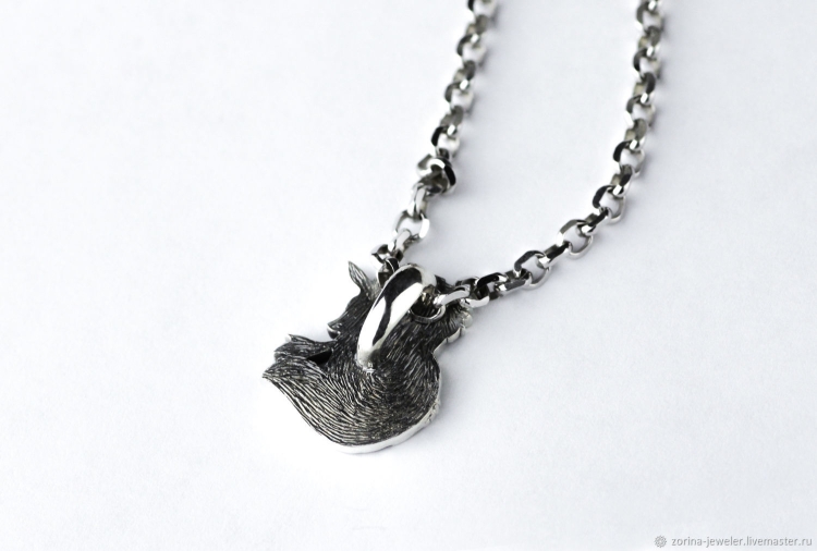 Подвеска серебряная маленький принц