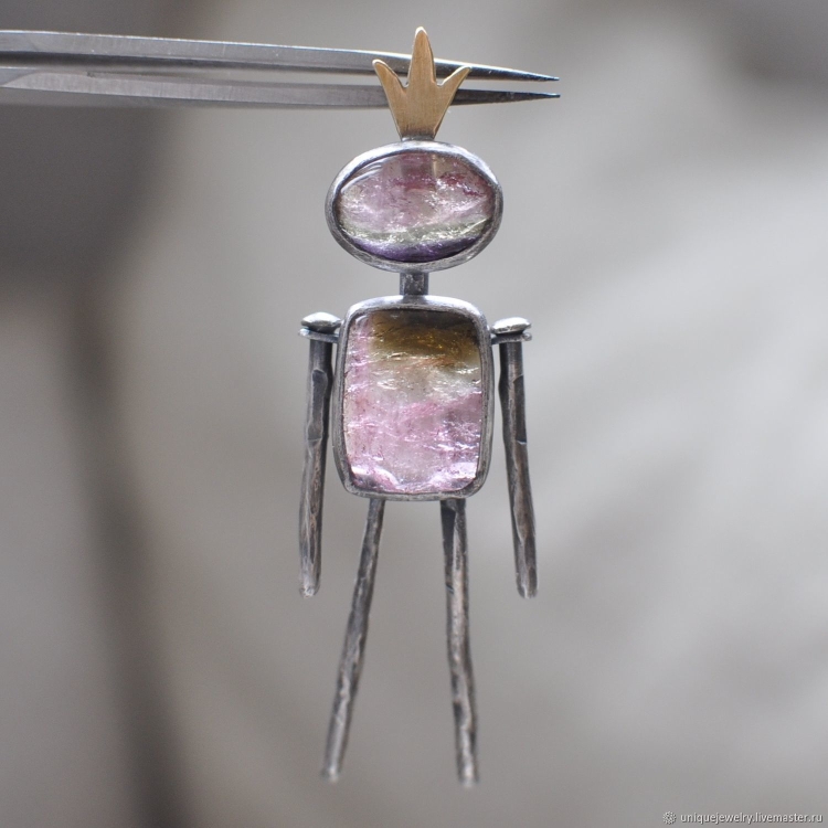 Подвеска маленький принц серебро