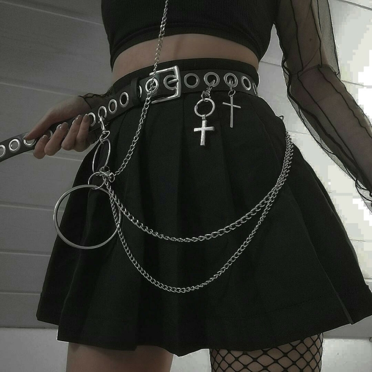 Юбка с цепочкой