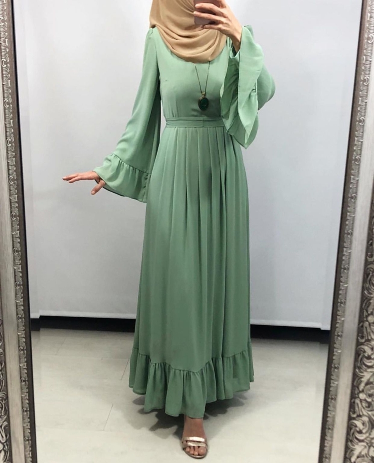 Длинные платья для мусульманок