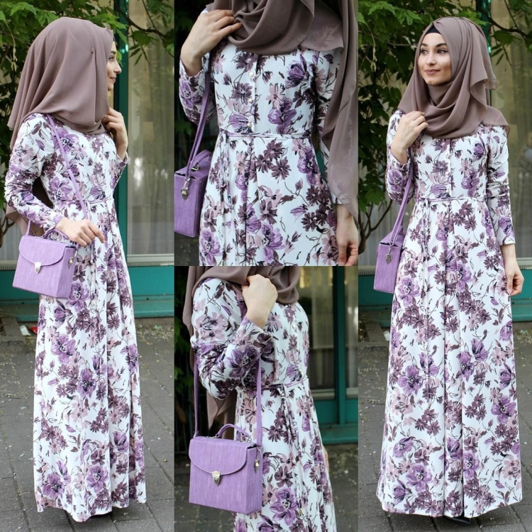 Мусульманские платья из штапеля