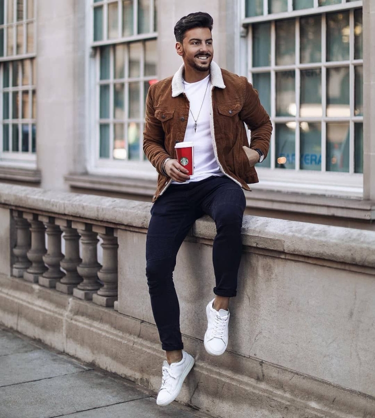 Стильный лук мужской молодежный