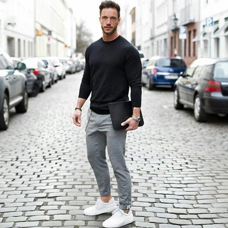 Спортивный повседневный стиль мужской