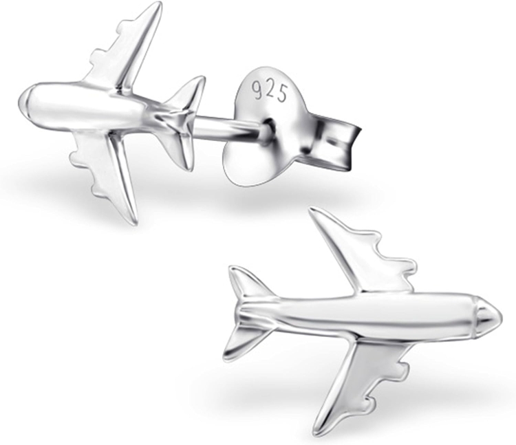 Серьги самолеты