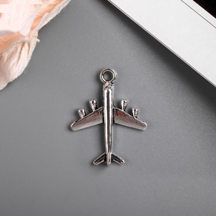 Фигурка самолета металлическая