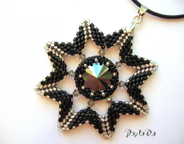 Оплетение риволи квадратом