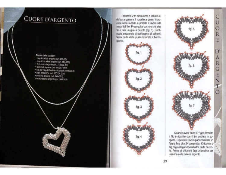 Кулоны из бисера схемы