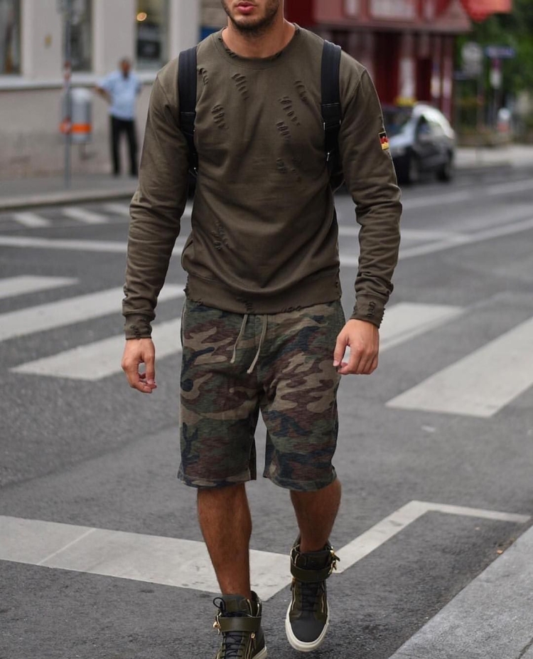 Милитари стиль мужской