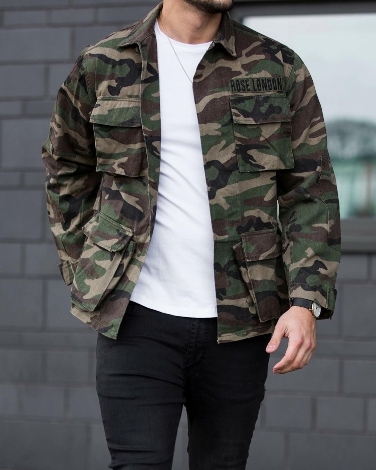 Рубашка куртка милитари мужская хаки