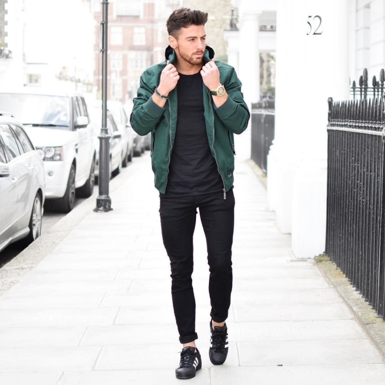 Луки с adidas Superstar мужские